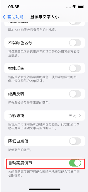 锦州苹果15维修店分享iPhone 15 Pro系列屏幕亮度 