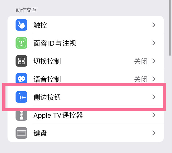 锦州苹果14维修店分享iPhone14 Plus侧键双击下载功能关闭方法 