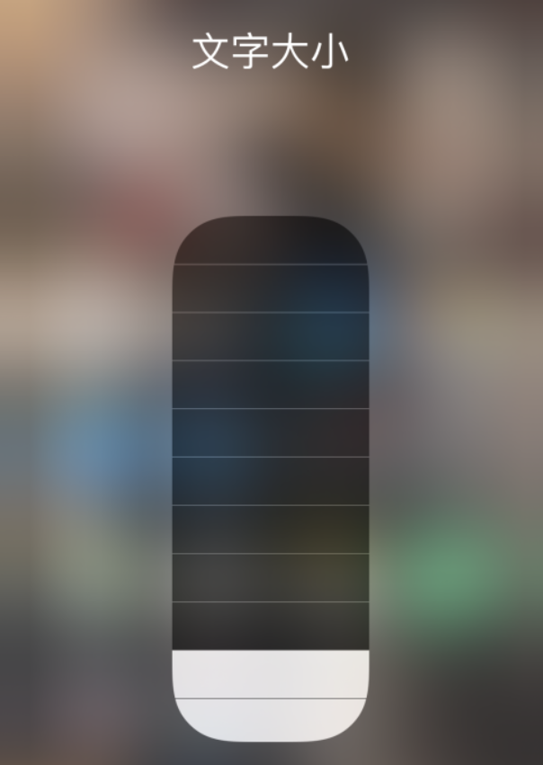 锦州苹果手机维修分享小技巧：在 iPhone 控制中心快速调节字体大小 